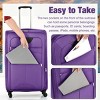 5-Piece Softside Luggage Set,Expandable Lightweight Suitcases with Spinner Wheels,Travel Duffel Bag and Toiletry Bag (20"/24"/28")-Cuddlewood - 2 of 4
