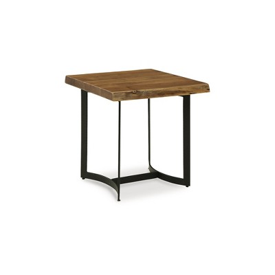 Signature Design by Ashley Fortmaine End Table, Brown & Black