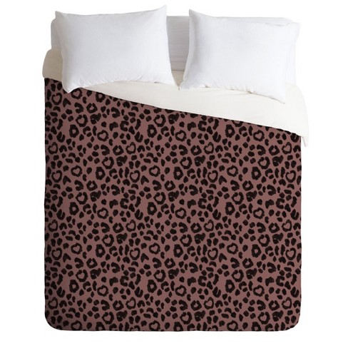 Dash And Ash Leopard Print Comforter Set Deny Designs Target