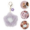 Unique Bargains Cherry Blossoms Pom Pom Handbag Charm 1 Pc - 3 of 4