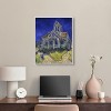 Art Remedy Vincent van Gogh - The Church in Auvers Van Gogh Classic Fields and Floral Wall Art Framed - 2 of 4