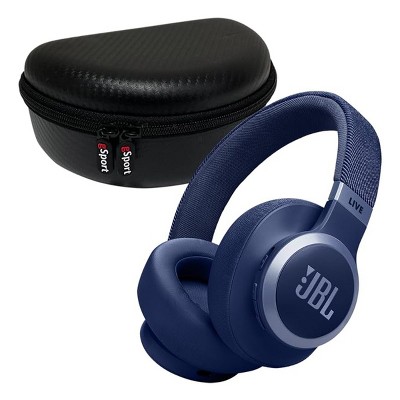 JBL LIVE 770NC Wireless Over Ear Noise Cancelling Headphone Bundle with gSport Case