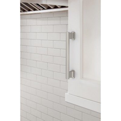 Satin Nickel Brushed Modern Cabinet Pull Bar with Mounting Hardware