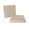 Home Fashions International 2pc 18"x19" O'Linen Deluxe Outdoor Seat Cushion Set - 2 of 4