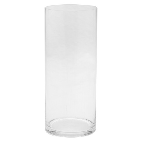 14 X6 Glass Cylinder Vase Diamond Star Target