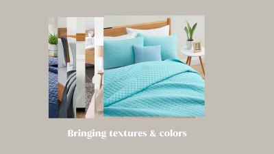 Reversible Microfiber Full/Queen Quilt Set in Rich Red