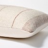 Oblong Woven Stripe Decorative Throw Pillow Off White/Mauve - Threshold™ designed with Studio McGee - image 4 of 4