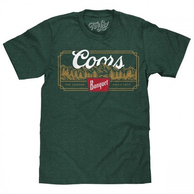 Mens Coors Banquet Golden Mountain Range T-Shirt
