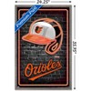 Trends International MLB Baltimore Orioles - Neon Helmet 23 Framed Wall Poster Prints - 3 of 4