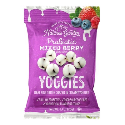 Nature's Garden Snacks Probiotic Yoggies Americana Fruit Snacks Bag - 8.5oz/12ct