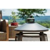 Evergreen Tall Fire Pit with Chimney- 22 x 31 x 22 Inches Outdoor Safe and Weather Resistant with Spark Guard, Fire Pan, and Poker - 3 of 4