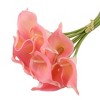 Unique Bargains Household Room Ornament Elegant Wedding Calla Lily Artificial Flowers Bouquet 10 Pcs - 2 of 4