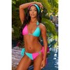 Sweet Like Candy 'Dolly Mix' Contrast Triangle Crystal Bikini Top Dolly Mix Medium - 3 of 4