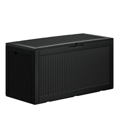 Decksplore Deck Box, Outdoor Storage Box, Patio Gardening Tools, Water and UV Resistant for Patio, Garden, Lawn,