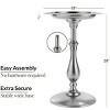 Good Directions 28" Copper Classic Bird Bath Pedestal - Pewter - 4 of 4