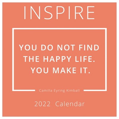 2022 Wall Calendar Inspire - The Time Factory