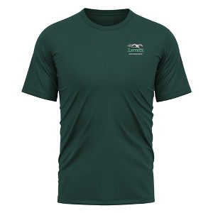 Men's Campus Lab Loyola University Maryland Men's Sport Active T-Shirt Left Chest Logo Hunter Green - 1 of 4
