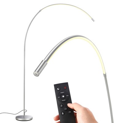 Whizmax LED Arc Floor Lamp for Living Room,70.8" Tall Modern Standing Lamp, 3 Color Temperature & Stepless Dimmable Brightness for Bedroom Office Home