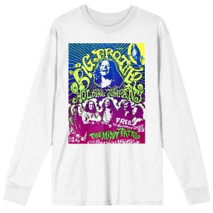 Big Brother & Holding Company The Mint Tattoo Crew Neck Long Sleeve Men's White Tee - 1 of 3