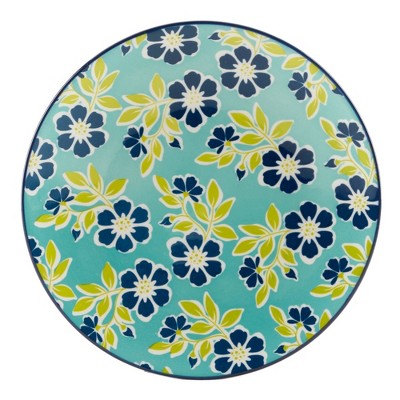 Bohemian Multicolor Porcelain 8.5" Salad Plates, Set of 6