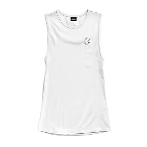 Dalix Ghost Embroidered Muscle Tank Sleeveless Cotton Soft Summer Womens - 1 of 4