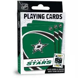MasterPieces Family Games - NHL Dallas Stars Playing Cards - Officially Licensed Playing Card Deck for Adults, Kids, and Family