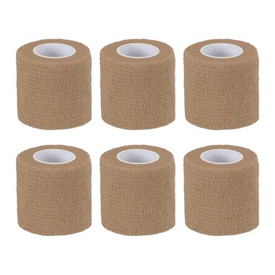 Unique Bargains Self-Adhesive Elastic Breathable Athletic Tapes 6 Rolls