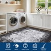 Washable Rug Modern Living Room Rug Non Slip,Soft Non Shedding Floor Covering, Low Pile Thin Foldable Mat for Bedroom Dining Room Nursery - 4 of 4