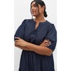 Women's Plus Size August Dress - dark denim | CITY CHIC - 4 of 4