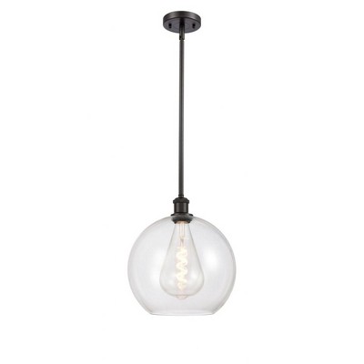 Athens - 1 Light Mini Pendant In Industrial Style-14.38 Inches Tall and 11.75 Inches Wide