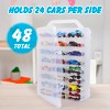 Darice Toy Car Storage Case For 48 Cars - Portable Organizer for Hot Wheels, Matchbox Cars - - 3 of 4
