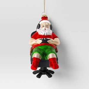 Christmas Santa Playing Video Games Ornament - Wondershop™ - 1 of 3