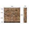 Shoe Storage Cabinet, Slim Freestanding Shoe Rack with Flip Drawers - 2 of 4