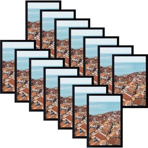 Golden State Art Black Poster MDF Picture Frame 0.71 Inch Thickness - Pack of 14 - 1 of 4