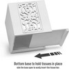 Creative Scents Mirror Janette Square White Tissue Box Cover - 3 of 4