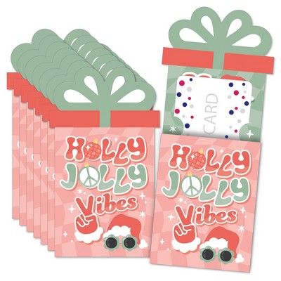 Big Dot of Happiness Gingerbread Christmas - Gingerbread Man Holiday Party  Money and Gift Card Sleeves - Nifty Gifty Card Holders - 8 Ct