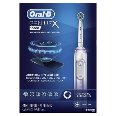 Oral-B Genius X 10000 Rechargeable Electric Toothbrush - Orchid Purple
