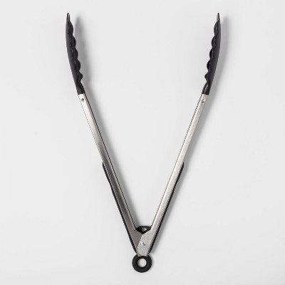 Tovolo Mini Silicone Tongs Oyster Gray : Target