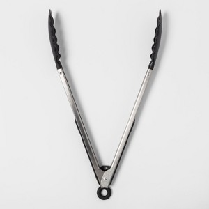 Stainless Steel Kitchen Tongs - Room Essentials™ - 1 of 3