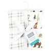 Hudson Baby Cotton Changing Pad Cover, Forest Animals, One Size - 2 of 4