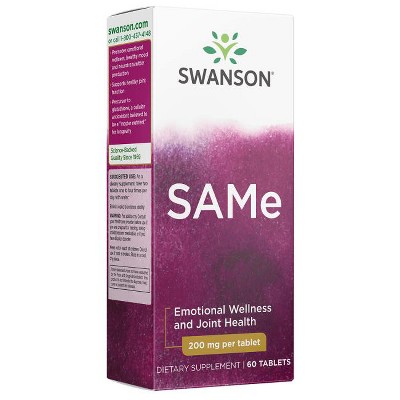 Swanson Dietary Supplements SAME 200 mg Tablet 60ct.