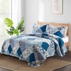 Peace Nest Premium Microfiber Ultra Soft Reversible Quilted Coverlet Set - 3 of 4