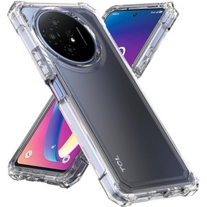Nakedcellphone Clear Case for TCL 60 XE NxtPaper 5G Phone (2025) - Transparent Hybrid - 1 of 4