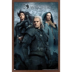 Trends International Netflix The Witcher - Key Art Framed Wall Poster Prints - 1 of 4