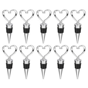 Unique Bargains Reusable ABS Rubber Sealing Wine Stoppers for Beer Glass Bottles - 1 of 4