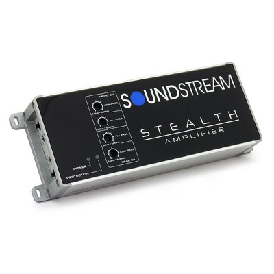 Sound Stream ST4.1200D Stealth Series 1000 Watt Class D Full Range 4 Channel Bridgeable Micro Car Truck Audio Amplifier with MOSFET Power Supply