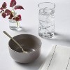 23oz Tilley Stoneware Cereal Bowl Gray/Brown - Threshold™: Modern Round Glazed Dining Bowl, Microwave & Dishwasher Safe - 2 of 3