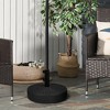 MOEPISY Fillable Umbrella Base with Steel Umbrella Holder - 3 of 4