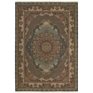 Oriental Weavers Masterpiece 5330B Blue/ Red Indoor Area Rug - 5'3" x 7'6" - 1 of 3