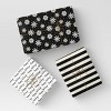 30” 3pk 180 sq ft Christmas Wrap Pack Stripes/Happy Holidays/Snowflakes - Wondershop™ - 2 of 3